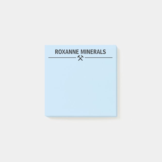 Geologist's Custom Post-it Notes (Front)