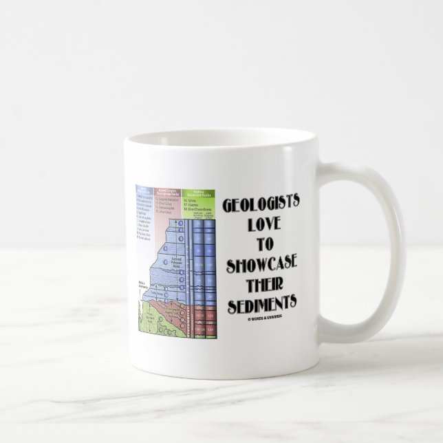 Geologists Love To Showcase Their Sediments Coffee Mug (Right)