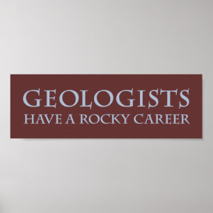 Geologists: Rocky Career Poster