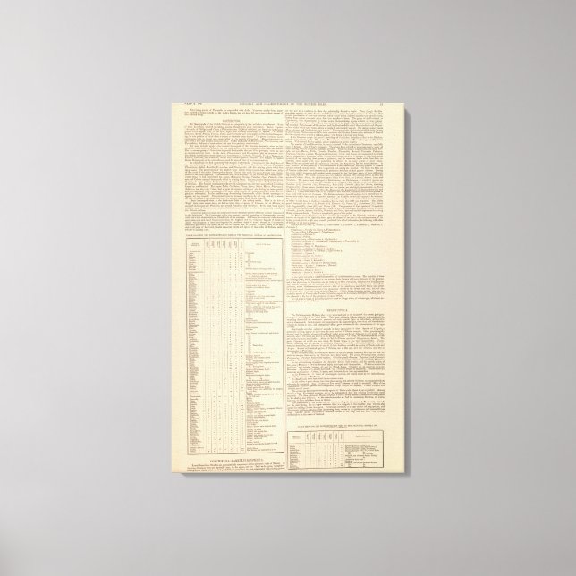 Geology and Paleontology of the British Isles Canvas Print (Front)