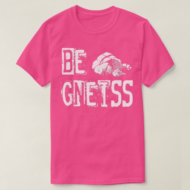 Geology Be Gneiss Geologist Pun Rock Jokes T-Shirt (Design Front)