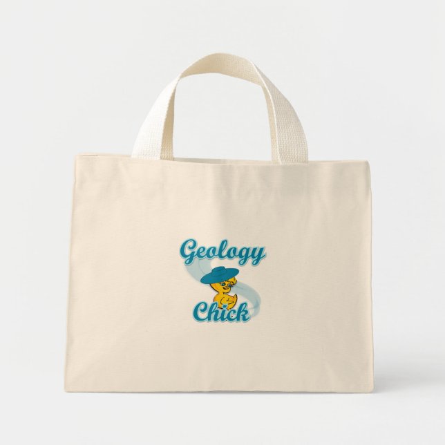 Geology Chick #3 Mini Tote Bag (Front)