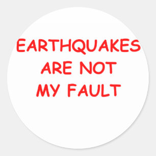 geology classic round sticker