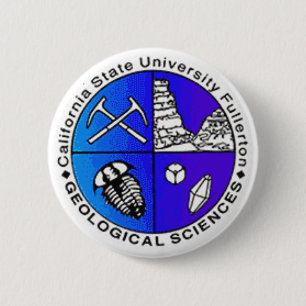 Geology Department Logo 6 Cm Round Badge
