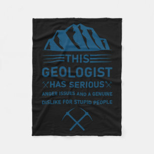 Geology Earth Science Funny Geologist 11 T Shirt Fleece Blanket