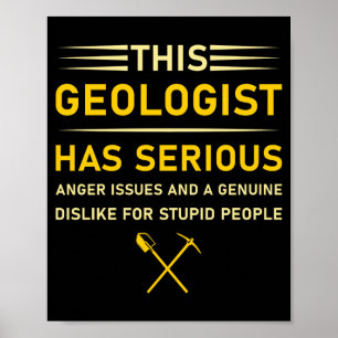 Geology Earth Science Funny Geologist T Shirt_2 Poster