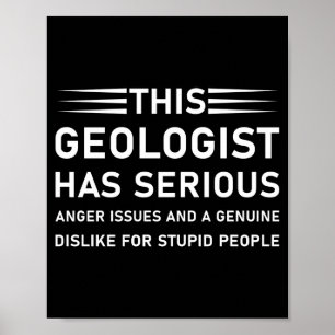 Geology Earth Science Funny Geologist T Shirt_3 Poster