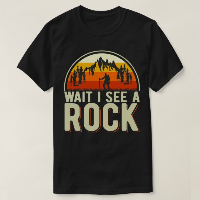 Geology Funny Rock Collecting Geologist T-Shirt (Design Front)