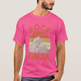 Geology Funny Rock Ninja Rock Collecting T-Shirt