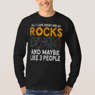 Geology Geologist Stone Rock Hunting Agate Hunter  T-Shirt