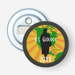 Geology Graduate Badge (Female) Bottle Opener
