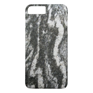 Geology Grey Rock with Feline Pattern iPhone 8 Plus/7 Plus Case