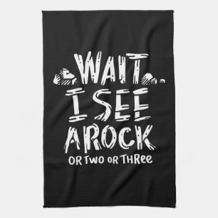 Geology - I See A Rock Tea Towel