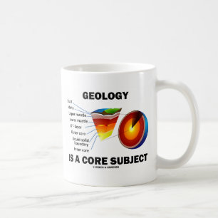 Geology Is A Core Subject Earth Science Attitude Coffee Mug