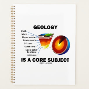 Geology Is A Core Subject Earth Science Attitude Planner