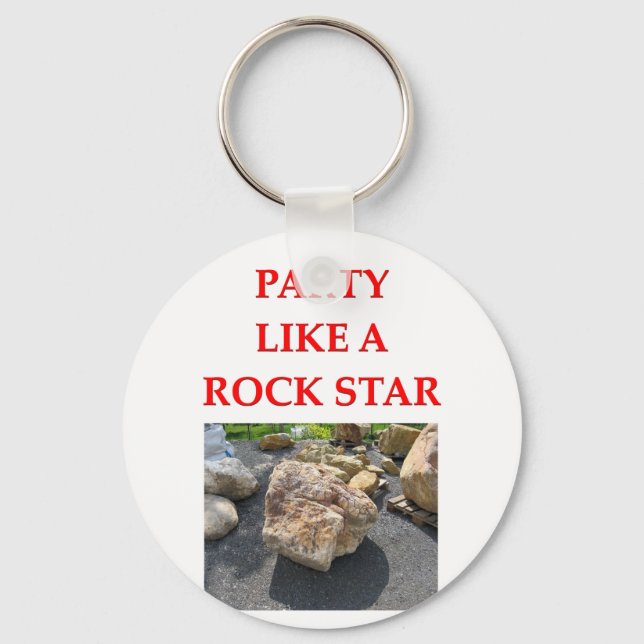 geology joke key ring (Front)