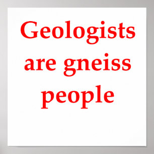 geology joke poster