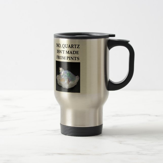 geology joke travel mug (Right)