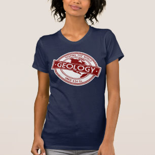 Geology Logo- Shaping the World (North America) T-Shirt
