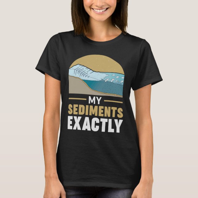 Geology My Sediments Exactly Geologist T-Shirt (Front)