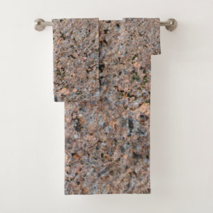 Geology Nature Granite Photo Bath Towel Set