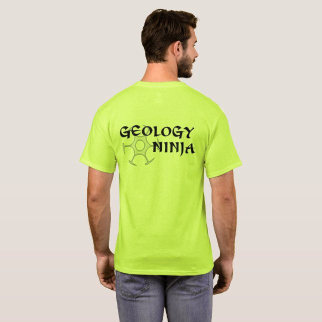 Geology Ninja Hoodie (backprint) T-Shirt (Back Full)