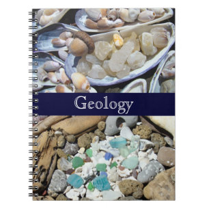 Geology notebook Rocks Fossils Shells Coastal