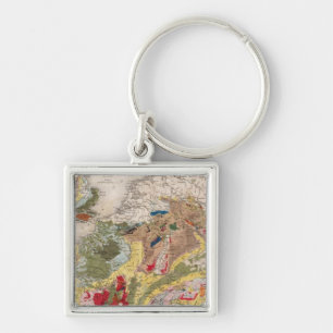 Geology of Europe Key Ring