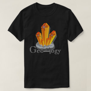 Geology Orange Gemstone T-Shirt