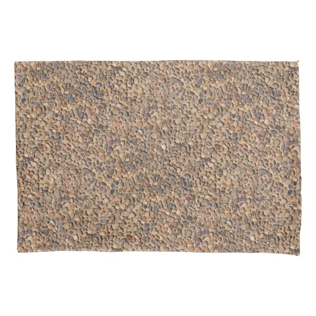 Geology Pebble Stones Photo Pillowcase (Front)