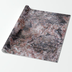 Geology Pinkish Rock Structure Wrapping Paper