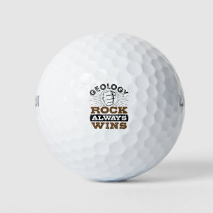 Geology Rock Always Wins Golf Balls