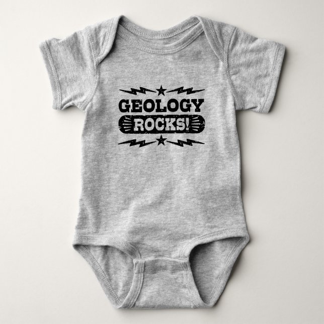 Geology Rocks Baby Bodysuit (Front)