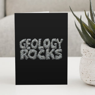 Geology Rocks - Earth Science Pun Card