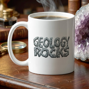 Geology Rocks Earth Science Pun - Rock Collector Coffee Mug