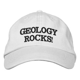"GEOLOGY ROCKS!" EMBROIDERED HAT