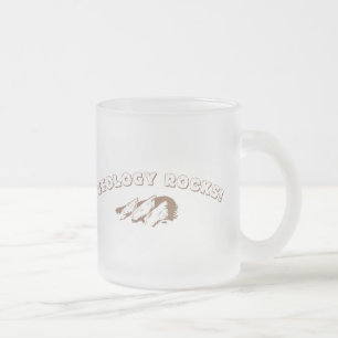 Geology Rocks! Frosted Glass Coffee Mug