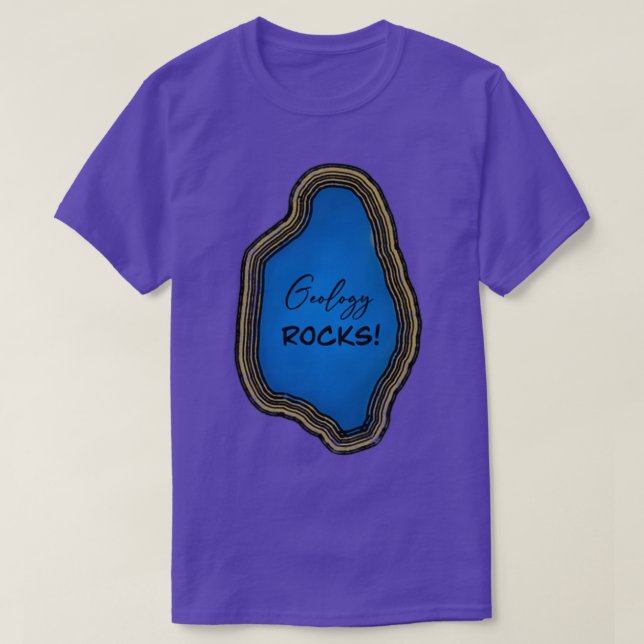 geology rocks geode T-Shirt (Design Front)