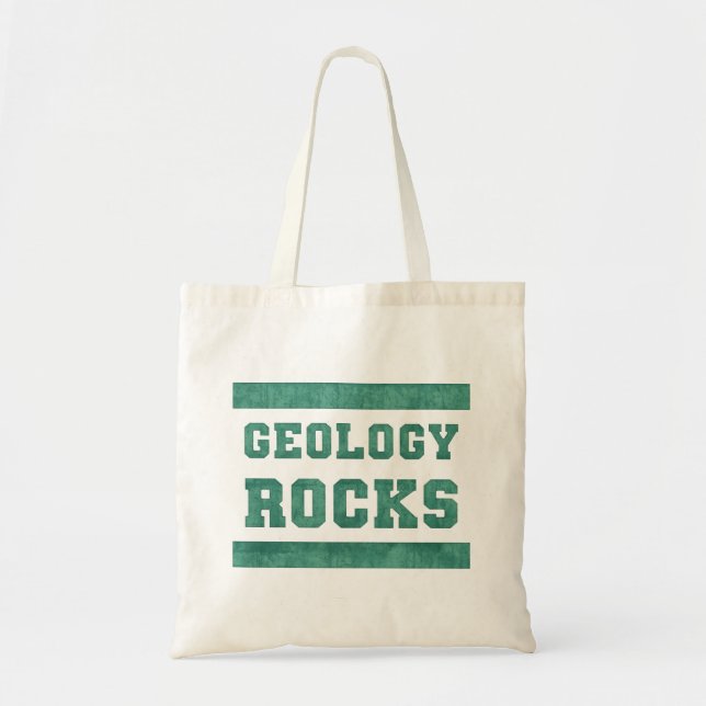 Geology Rocks! (green) Tote Bag (Front)