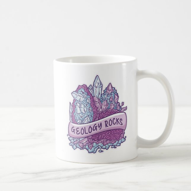 Geology rocks invitation coffee mug (Right)