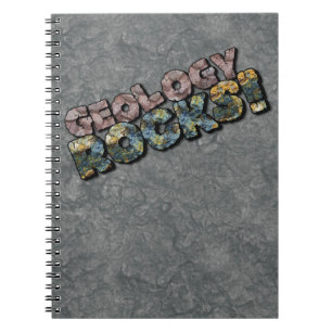 Geology Rocks! Nerd Geek Science Humor Notebook