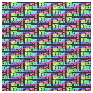 Geology Rocks! Rainbow Fabric