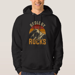Geology Rocks Rock Collector Paleontologist Geolog Hoodie