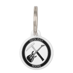 Geology Rocks Round Pet Tag