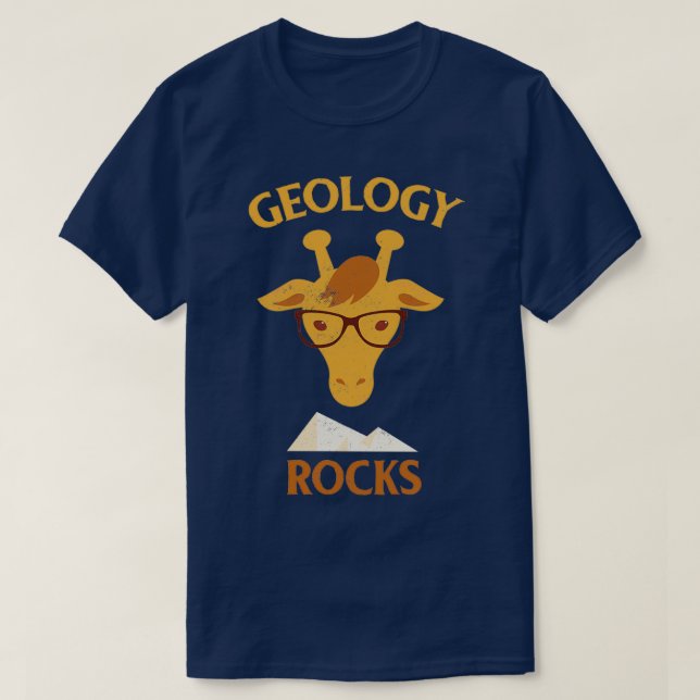 Geology Rocks Stones Fossils Minerals Geologist 1 T-Shirt (Design Front)