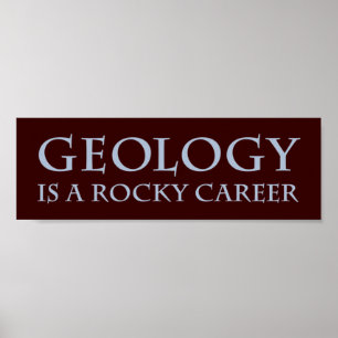 Geology: Rocky Career Poster