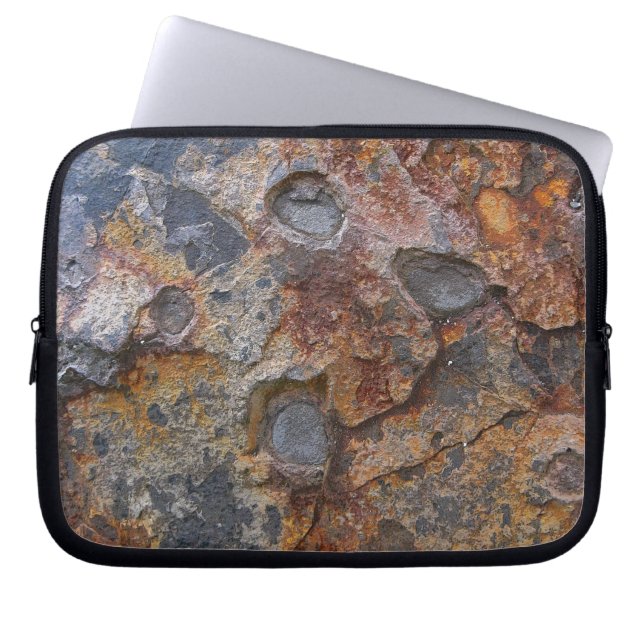 Geology Sedementary Rock Surface Laptop Sleeve (Front)