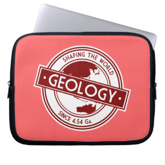 Geology- Shaping the World Badge (Asia/Australia) Laptop Sleeve