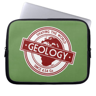 Geology- Shaping the World Badge (Europe/Africa) Laptop Sleeve