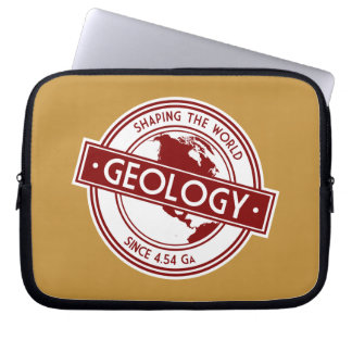 Geology- Shaping the World Badge (North America) Laptop Sleeve